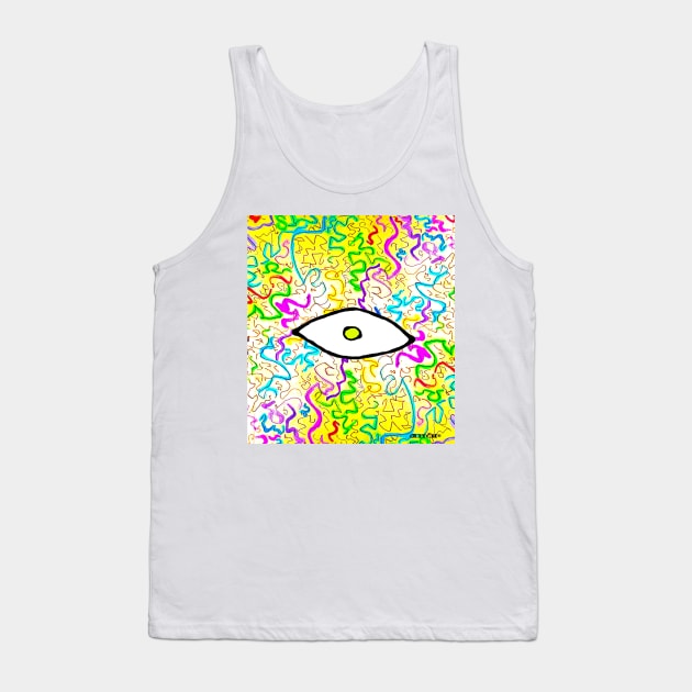 3rd Eye Tank Top by Glitch